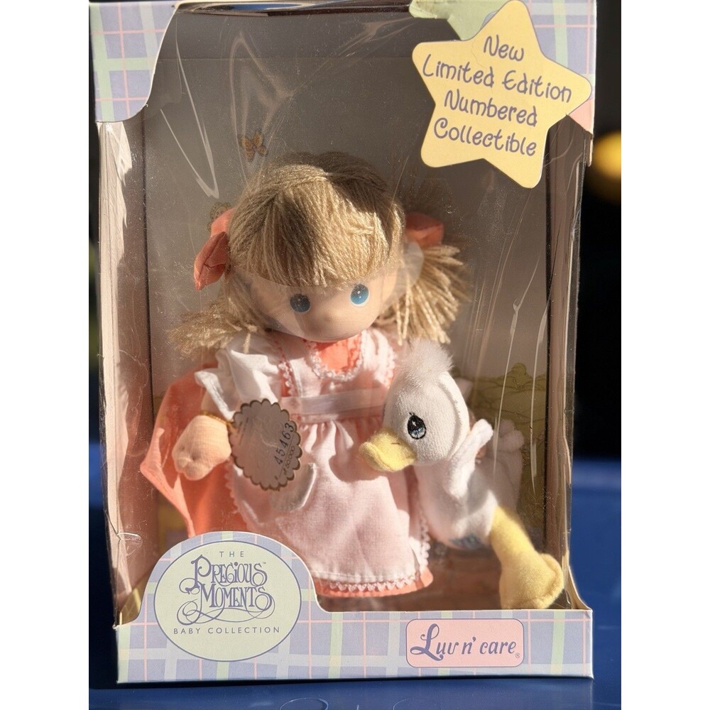 Precious Moments Luv n' care Baby Collection Goose Girl Doll Limited Edition NIB